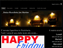 Tablet Screenshot of pizzicheria.com